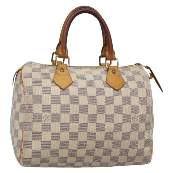 LOUIS VUITTON Damier Azur Speedy 25 Hand Bag - Picture 8 of 16